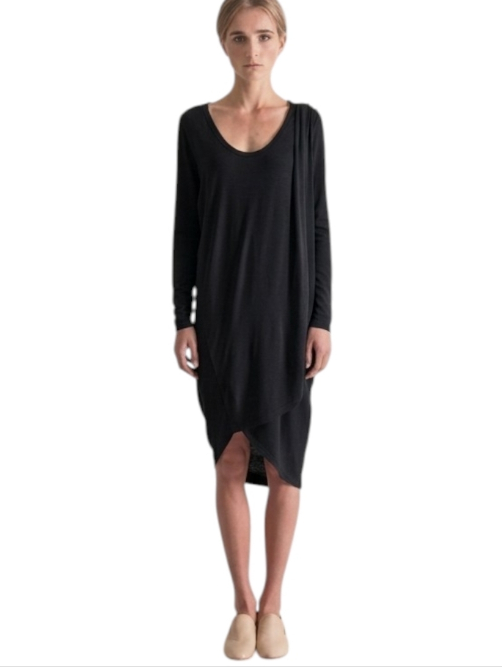 Oak Fort Allaly Dress Asymmetric Layered Black Small Whimsigoth Fairy Grunge